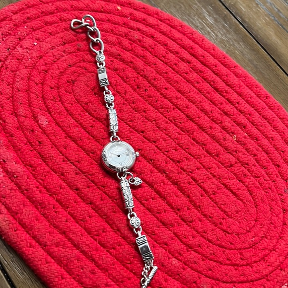 Brighton Jewelry - Dressy Brighton watch bracelet with heart charm. Excellent catch